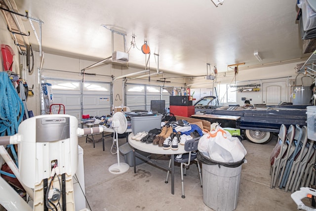 4387 W 24th Pl, Yuma, AZ 85364 - garage with a garage door opener and gas water heater