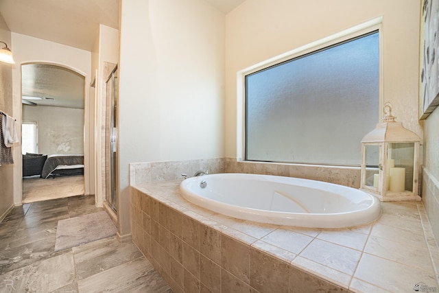 4387 W 24th Pl, Yuma, AZ 85364 - ensuite bathroom featuring a bath and a shower stall