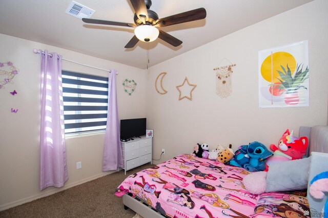11681 E 33rd St, Yuma, AZ 85367 - bedroom featuring carpet floors and ceiling fan