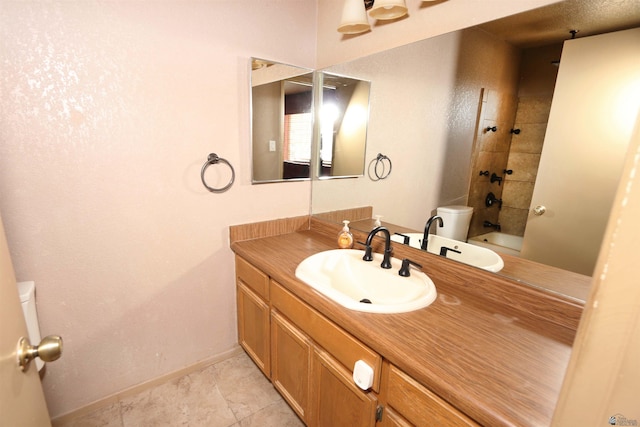 3023 W 26th St, Yuma, AZ 85364 - full bath featuring vanity and tile patterned flooring