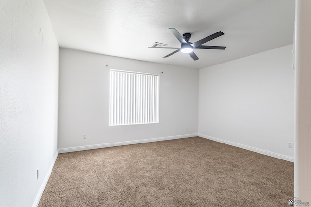3481 W 27th Ln, Yuma, AZ 85364 - carpeted spare room featuring a ceiling fan and baseboards