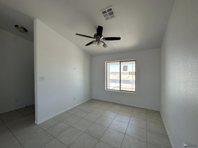 10744 E 45th Pl, Yuma, AZ 85367 - unfurnished room featuring ceiling fan, light tile patterned flooring, and baseboards