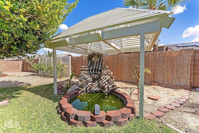 11637 E 27th St, Yuma, AZ 85367 - view of yard with a fenced backyard