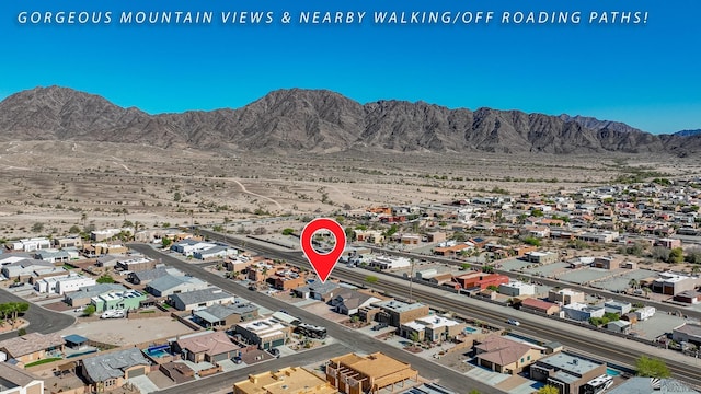 14769 E 47th Ln, Yuma, AZ 85367 - aerial view of residential area featuring mountains