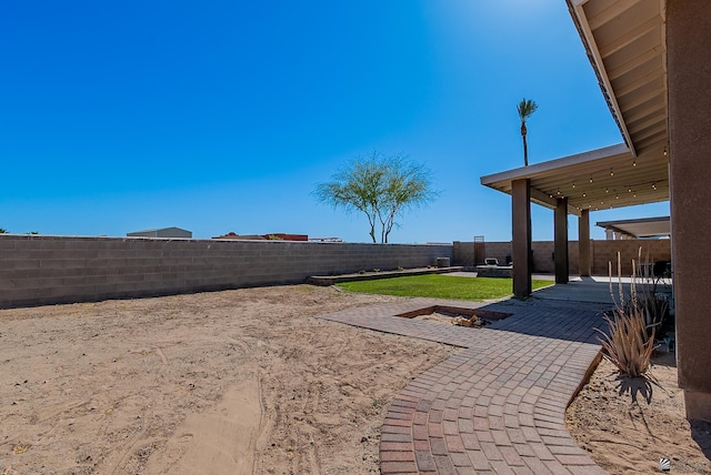 14769 E 47th Ln, Yuma, AZ 85367 - fenced backyard featuring a patio area