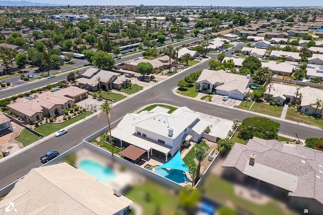 2864 W 12th Ln, Yuma, AZ 85364 - aerial view of residential area with a pool