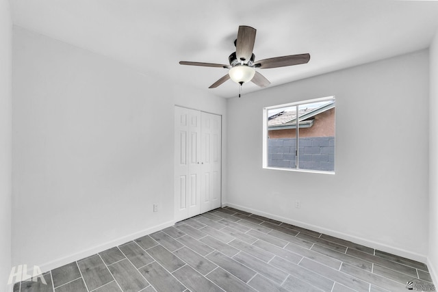 1721 S Athens Ave, Yuma, AZ 85364 - spare room with a ceiling fan and baseboards