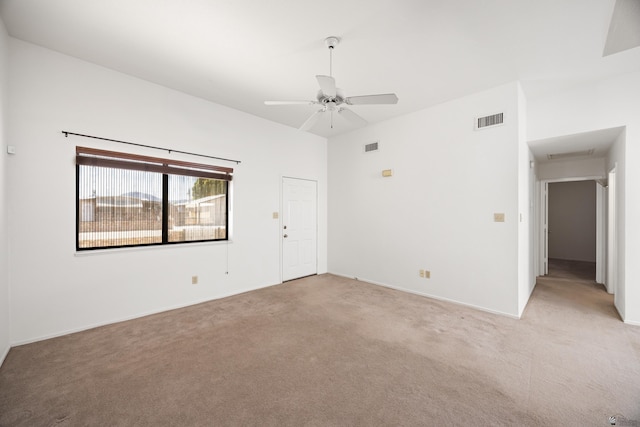 13239 E 47th Dr, Yuma, AZ 85367 - unfurnished room with light colored carpet and ceiling fan