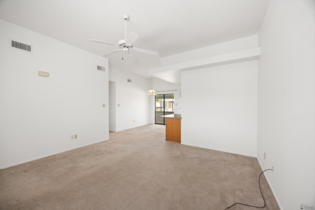 13239 E 47th Dr, Yuma, AZ 85367 - empty room with light carpet and ceiling fan