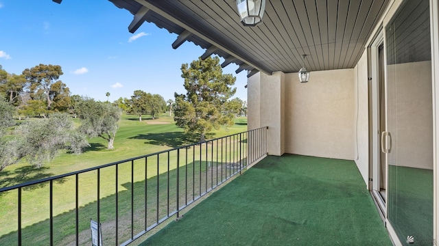 1440 E Laguna Pl, Yuma, AZ 85365 - balcony with view of golf course