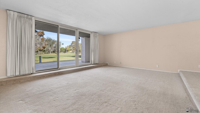 1440 E Laguna Pl, Yuma, AZ 85365 - unfurnished room with baseboards, carpet, and expansive windows