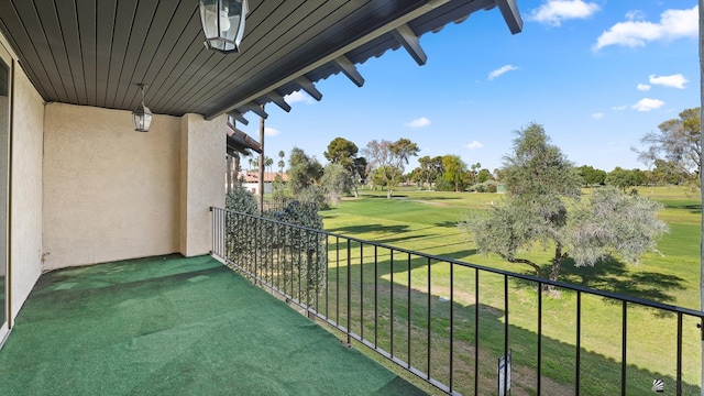 1440 E Laguna Pl, Yuma, AZ 85365 - balcony featuring view of golf course