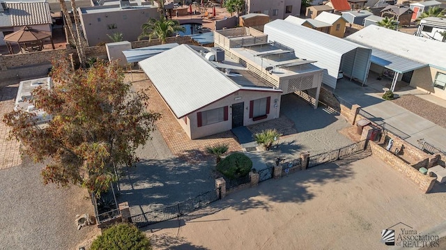 13125 E 51st Ln, Yuma, AZ 85367 - aerial view featuring a residential view