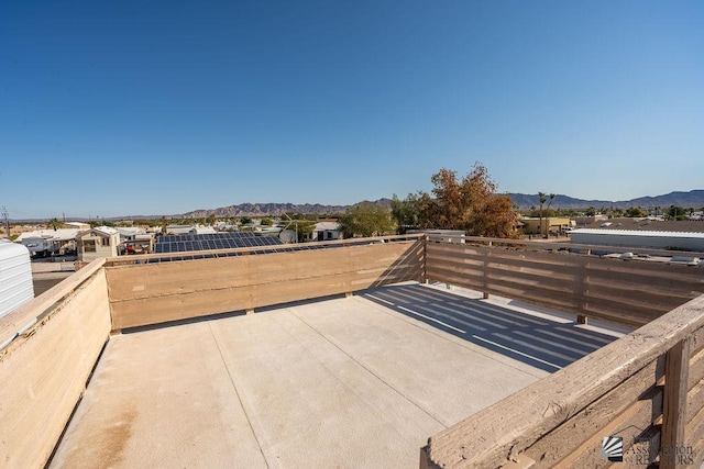 13125 E 51st Ln, Yuma, AZ 85367 - view of patio featuring a mountain view