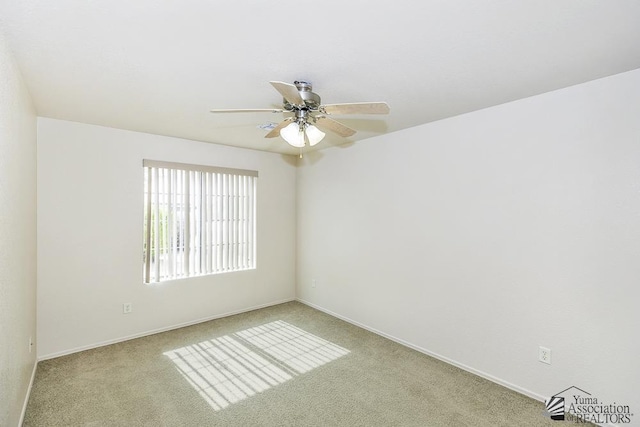 11760 E 28th Pl, Yuma, AZ 85367 - carpeted empty room featuring baseboards and a ceiling fan
