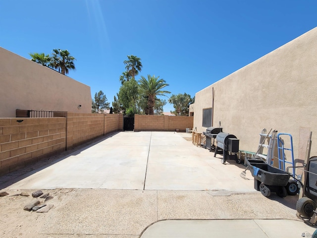 view of patio / terrace featuring a fenced backyard