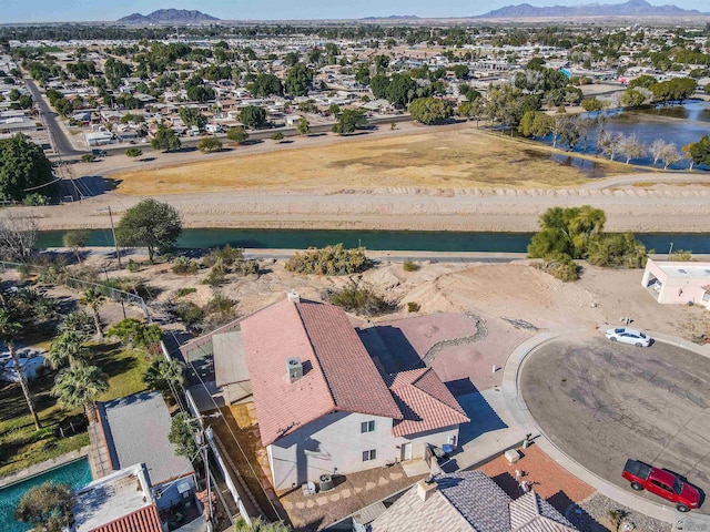 1565 W Vicky Ln, Yuma, AZ 85364 - aerial view with a residential view and a water and mountain view