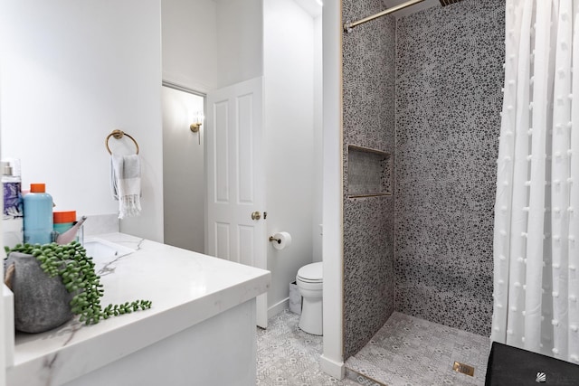 1645 W El Paseo Real, Yuma, AZ 85364 - full bath featuring a tile shower and vanity