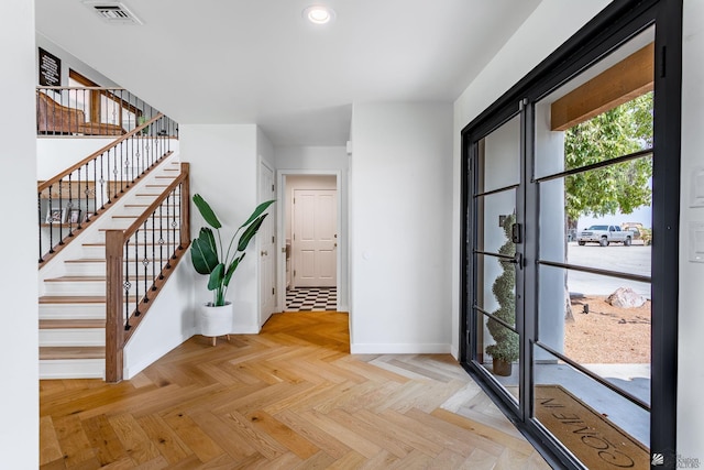 1645 W El Paseo Real, Yuma, AZ 85364 - entrance foyer featuring stairs and recessed lighting