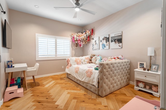 1645 W El Paseo Real, Yuma, AZ 85364 - bedroom with recessed lighting and a ceiling fan