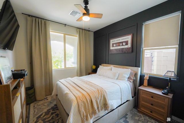 7563 E 35th Ln, Yuma, AZ 85365 - bedroom with ceiling fan