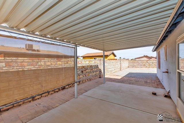 12614 E 45th Dr, Yuma, AZ 85367 - view of patio / terrace with a fenced backyard