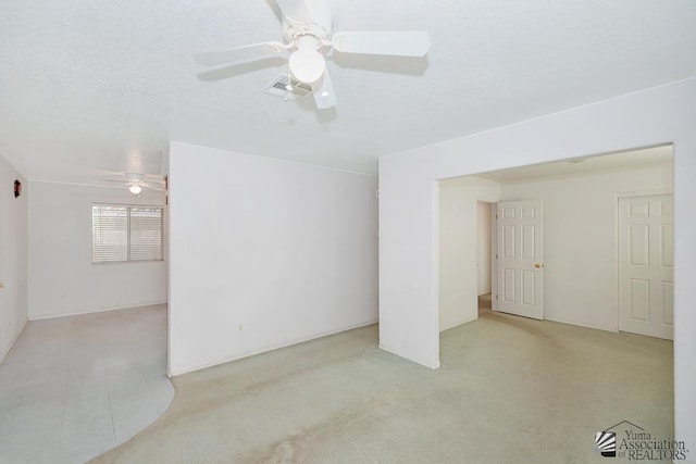 12614 E 45th Dr, Yuma, AZ 85367 - interior space featuring a ceiling fan, visible vents, and carpet