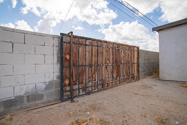 view of gate