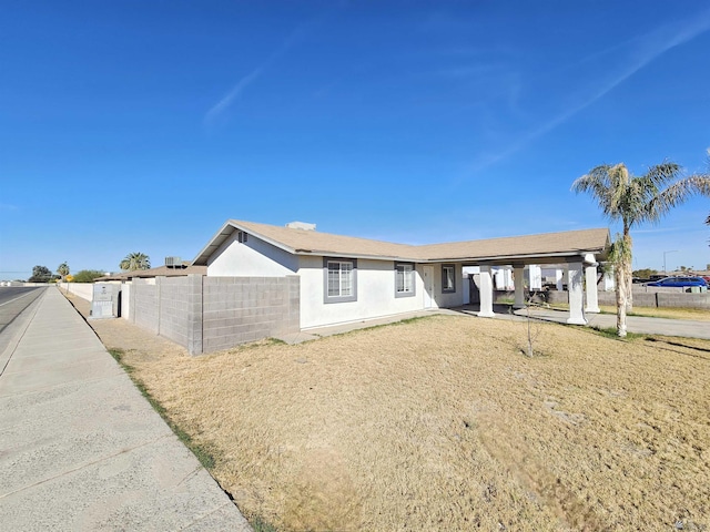 view of ranch-style house