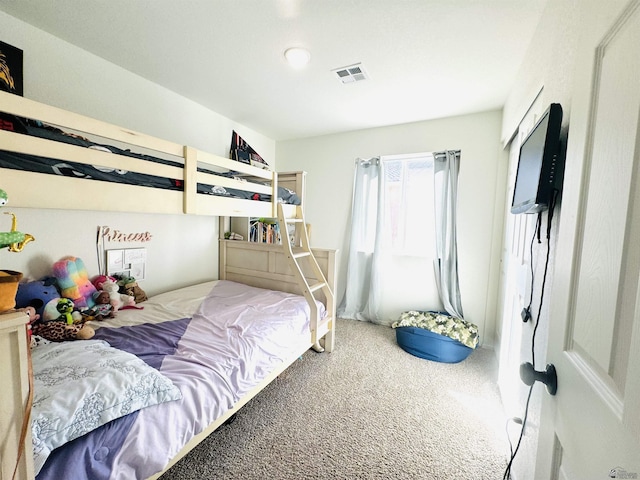 bedroom featuring carpet flooring