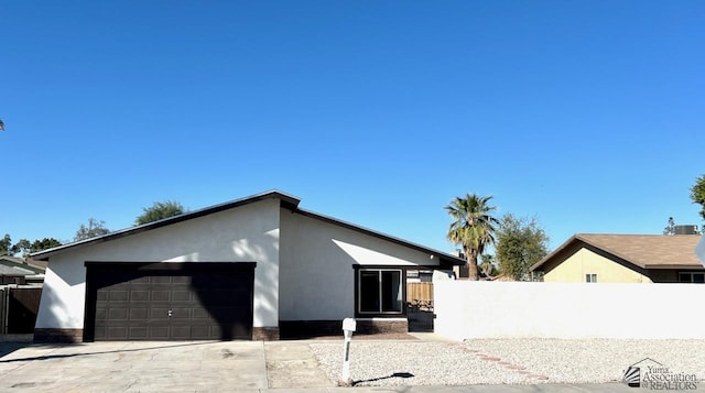 view of home's exterior featuring a garage