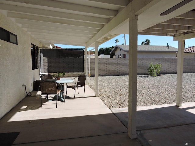 view of patio