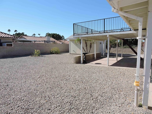 exterior space featuring a patio