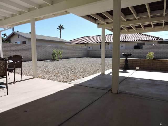 view of patio