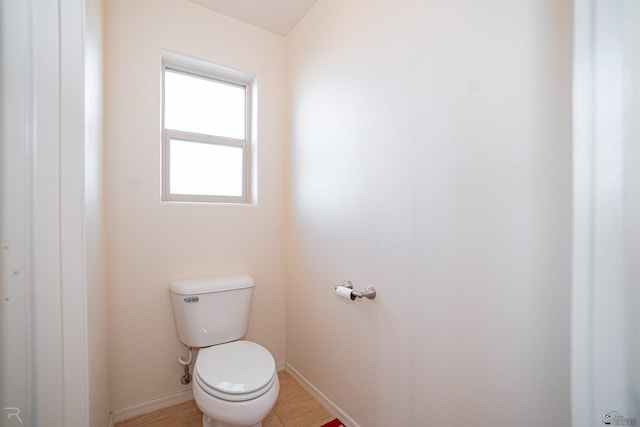 bathroom featuring toilet