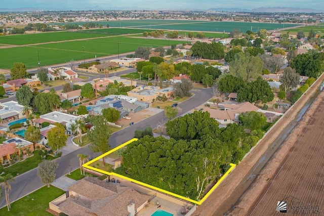 drone / aerial view featuring a residential view