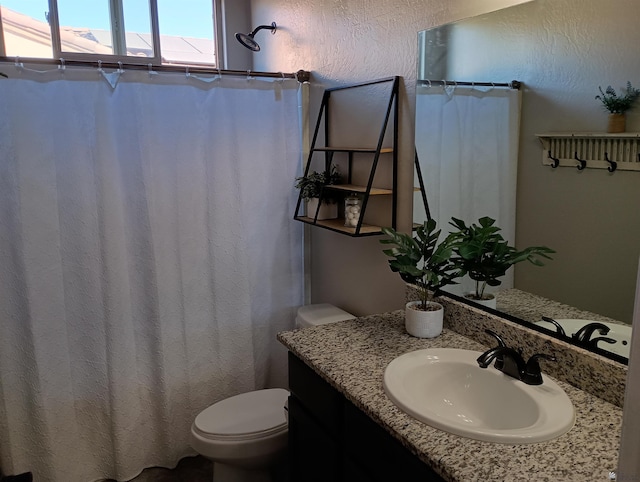 bathroom with sink and toilet