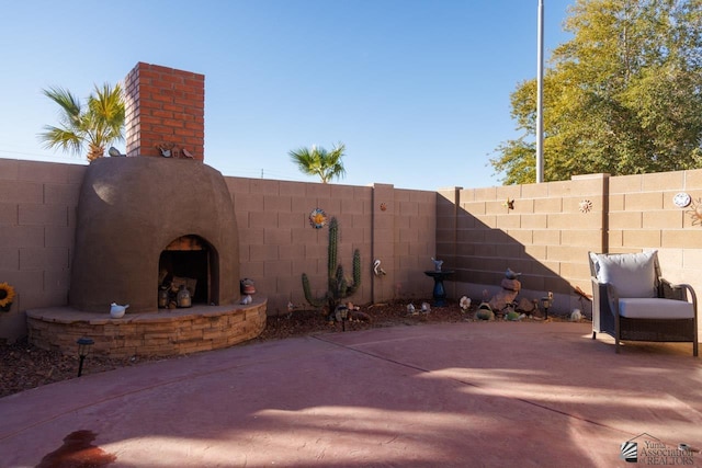 view of patio