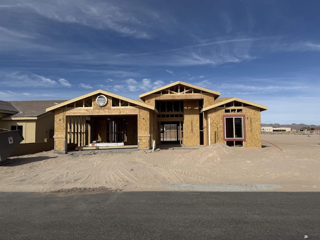 view of property under construction