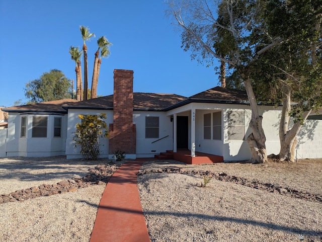 view of ranch-style house