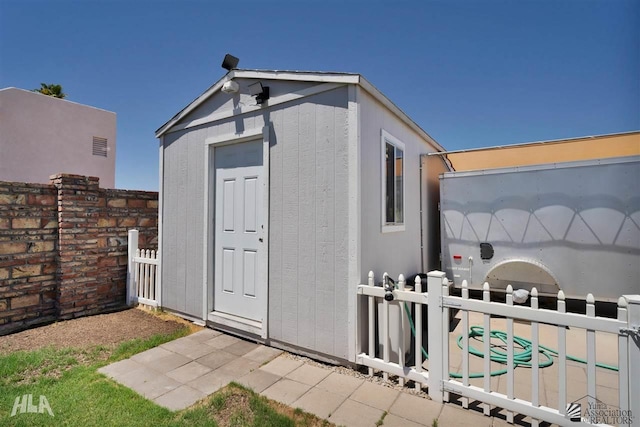 view of outbuilding