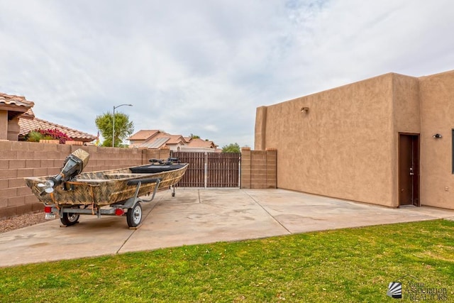 view of patio / terrace with fence