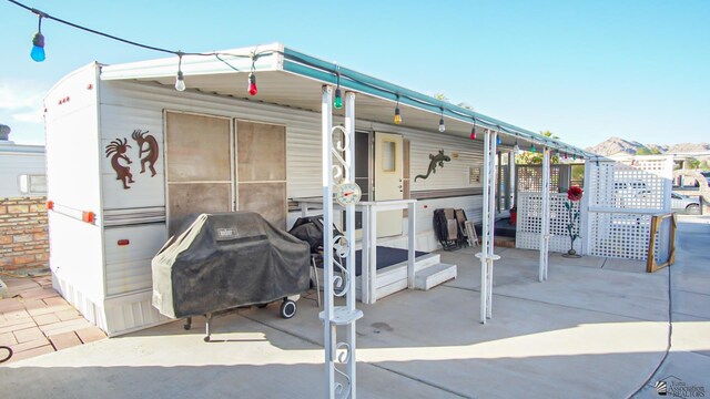 exterior space with a patio