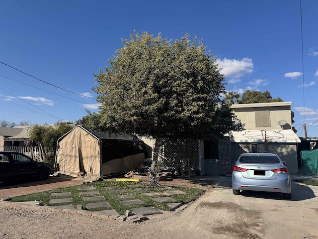 view of front of home