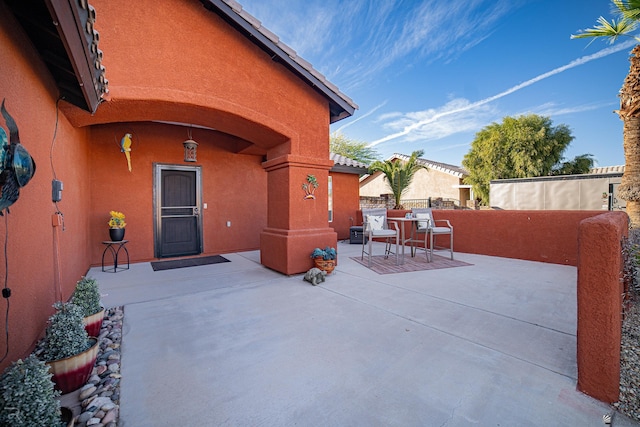 view of patio