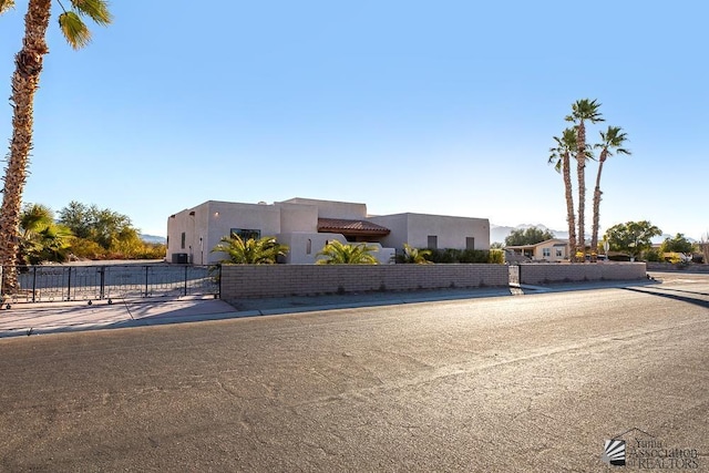 view of adobe home