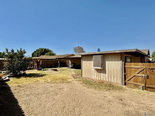 view of stable