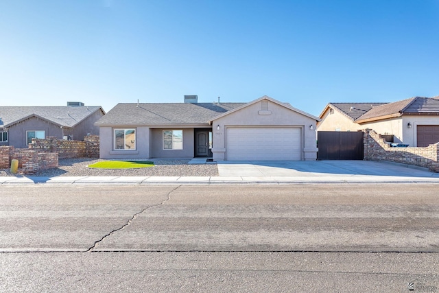 ranch-style house with a garage