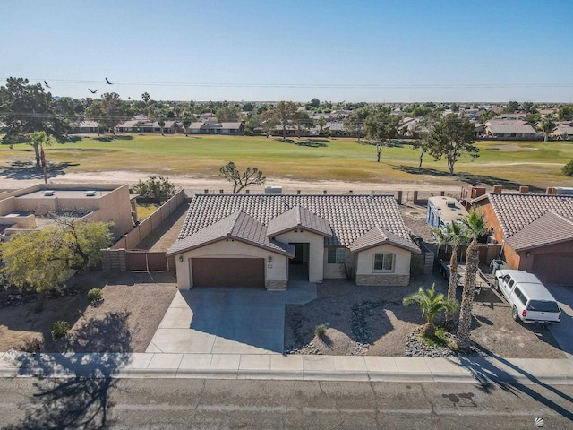 birds eye view of property featuring a residential view