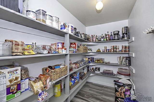 view of pantry